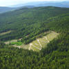 Aerial view of an environmental observatory